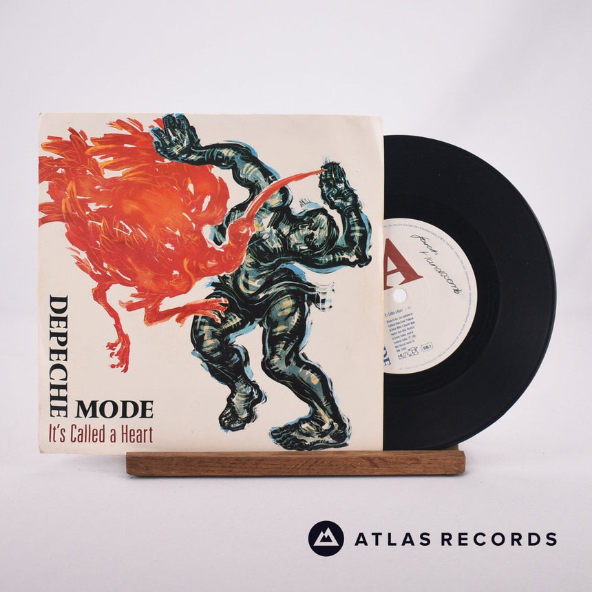 Depeche Mode It's Called A Heart 7" Vinyl Record - Front Cover & Record