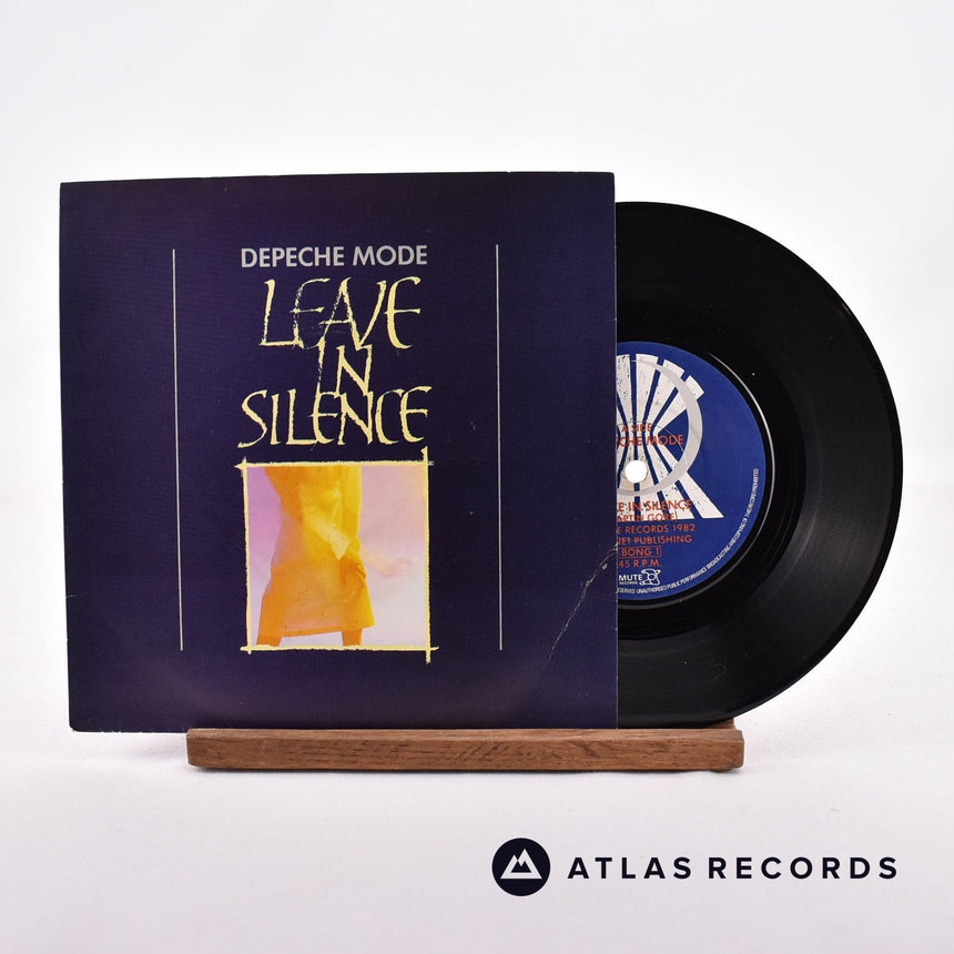 Depeche Mode Leave In Silence 7" Vinyl Record - Front Cover & Record