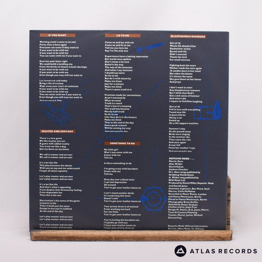 Depeche Mode - Some Great Reward - Mpo A1 B1 LP Vinyl Record - VG+/VG+