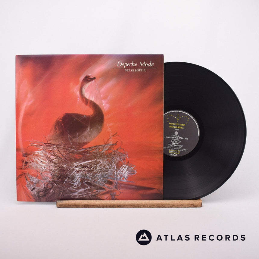 Depeche Mode Speak & Spell LP Vinyl Record - Front Cover & Record