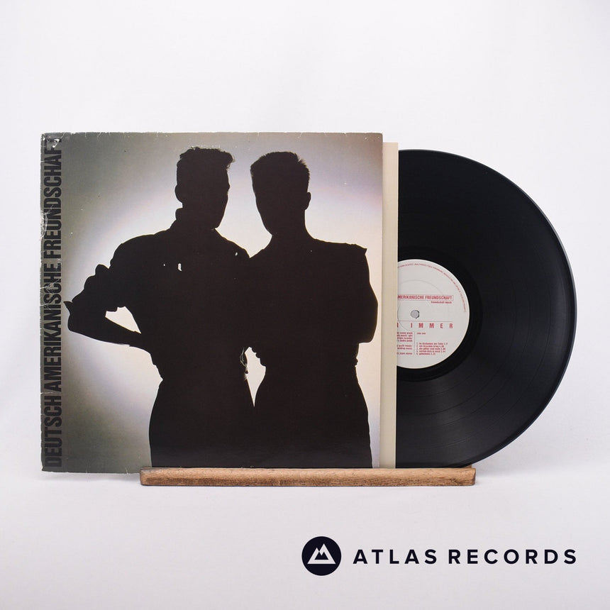 Deutsch Amerikanische Freundschaft Für Immer LP Vinyl Record - Front Cover & Record