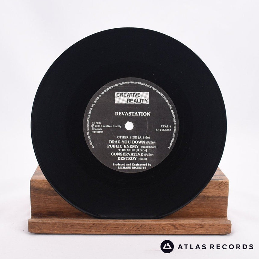 Devastation - Drag You Down - 7" Vinyl Record - VG/VG+