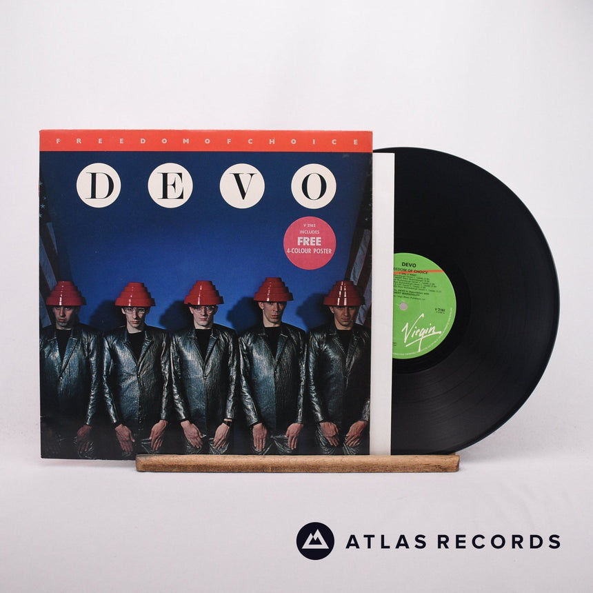Devo Freedom Of Choice LP Vinyl Record - Front Cover & Record