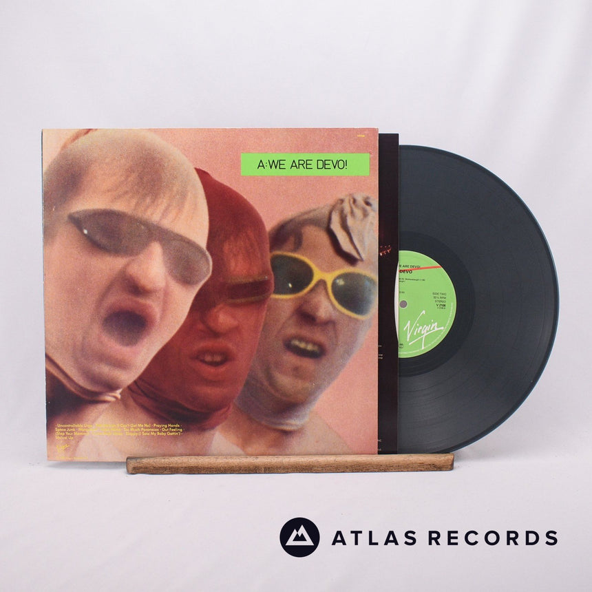 Devo Q: Are We Not Men? A: We Are Devo! LP Vinyl Record - Front Cover & Record