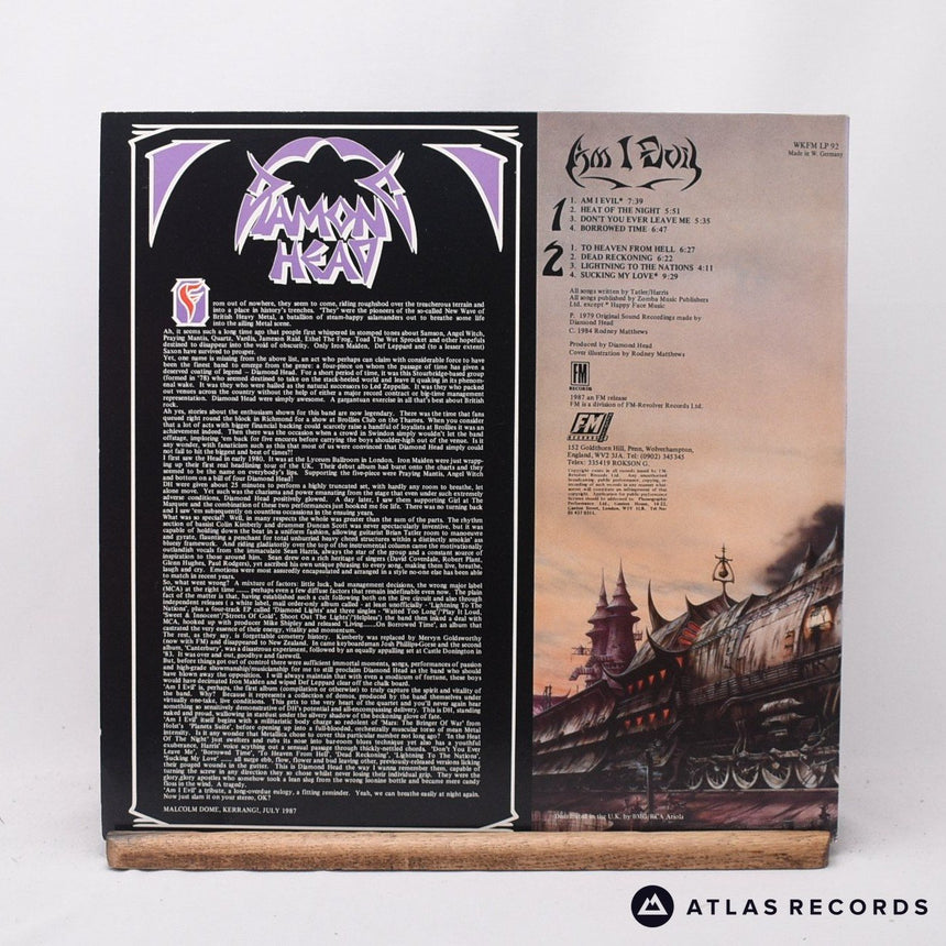 Diamond Head - Am I Evil - A-1 B-1 LP Vinyl Record - EX/EX