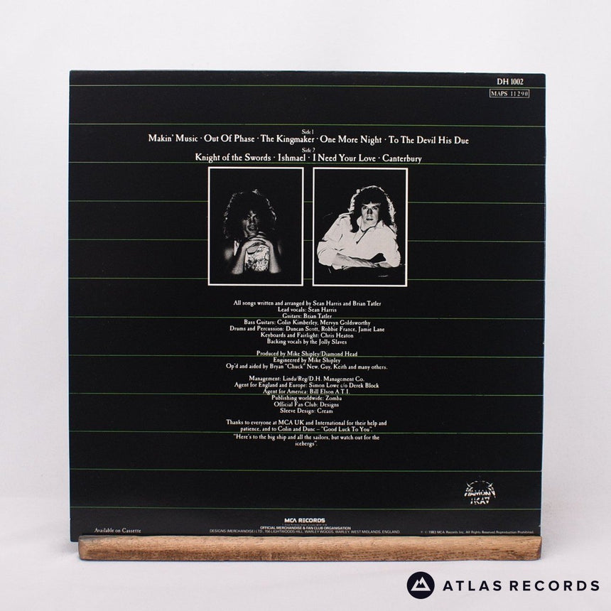 Diamond Head - Canterbury - Lyric Sheet Insert A2 B1 LP Vinyl Record - EX/EX