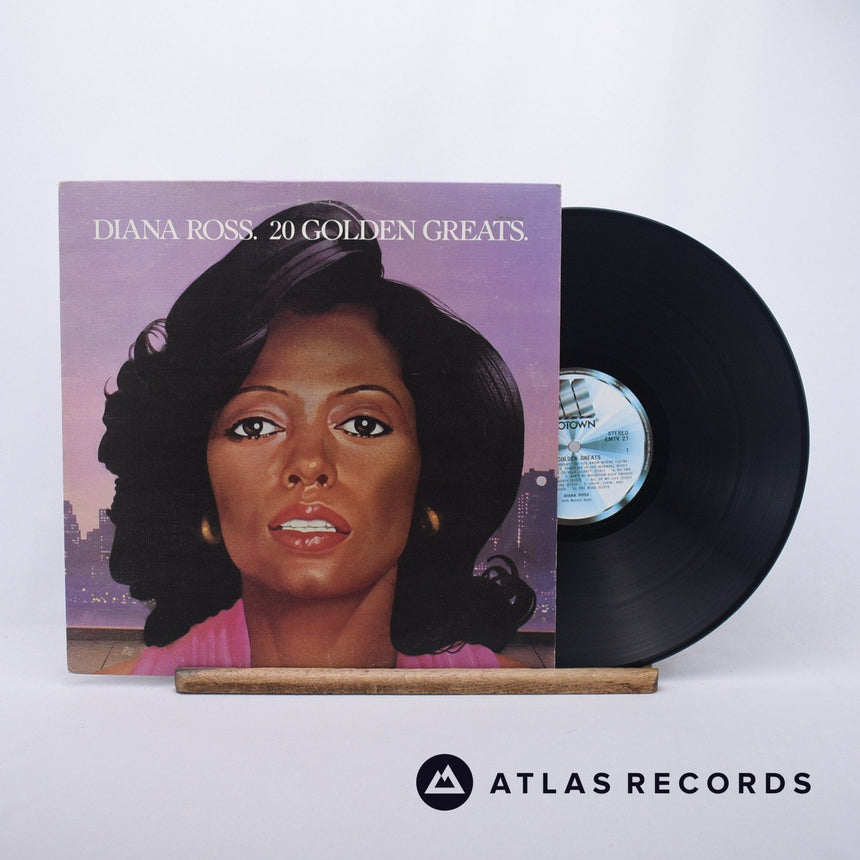 Diana Ross 20 Golden Greats LP Vinyl Record - Front Cover & Record