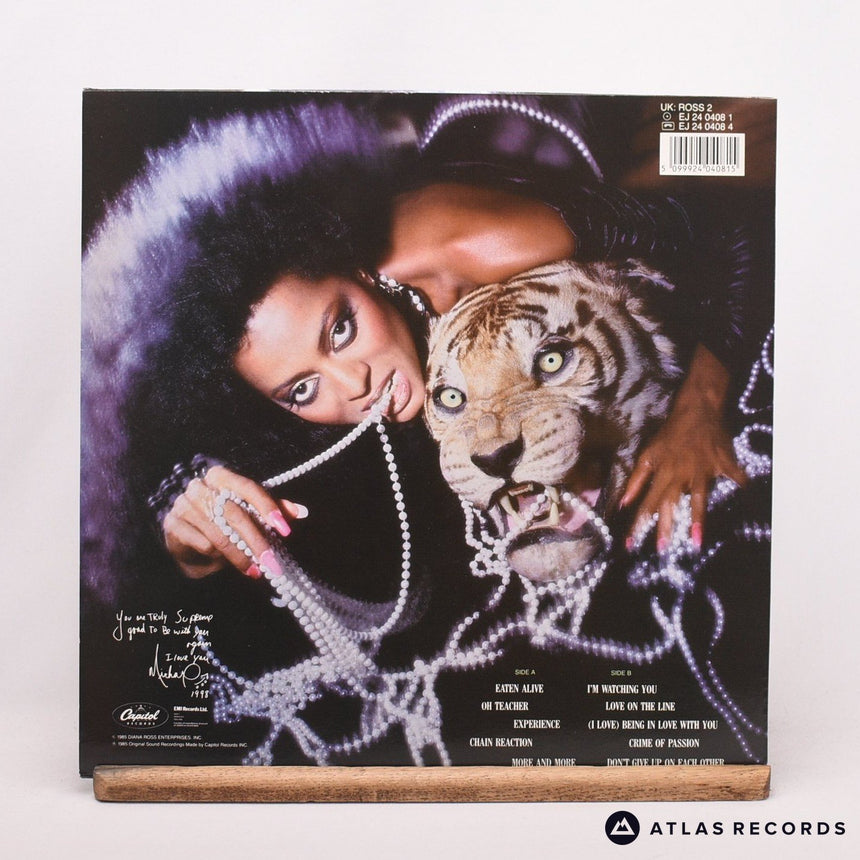Diana Ross - Eaten Alive - LP Vinyl Record - EX/EX