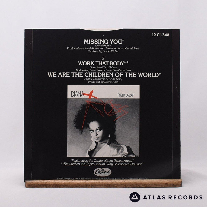 Diana Ross - Missing You - 12" Vinyl Record - EX/VG+