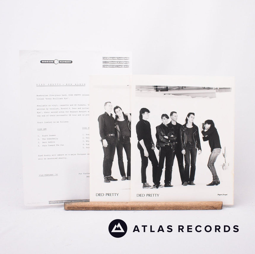 Died Pretty - Every Brilliant Eye - Insert LP Vinyl Record - EX