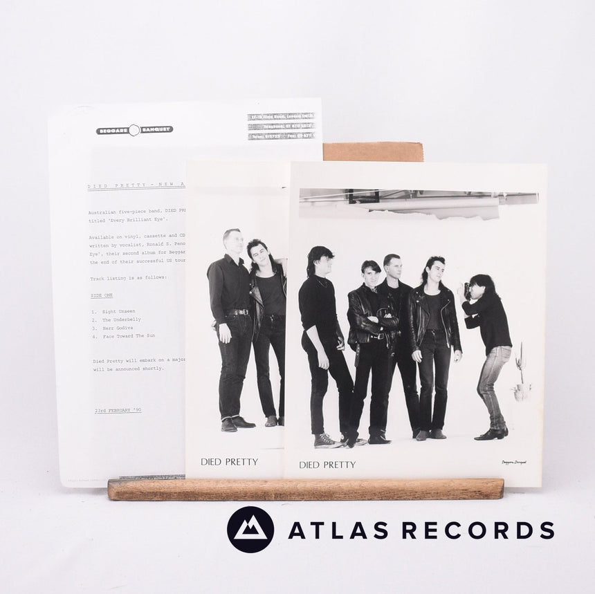 Died Pretty - Every Brilliant Eye - Insert LP Vinyl Record - EX