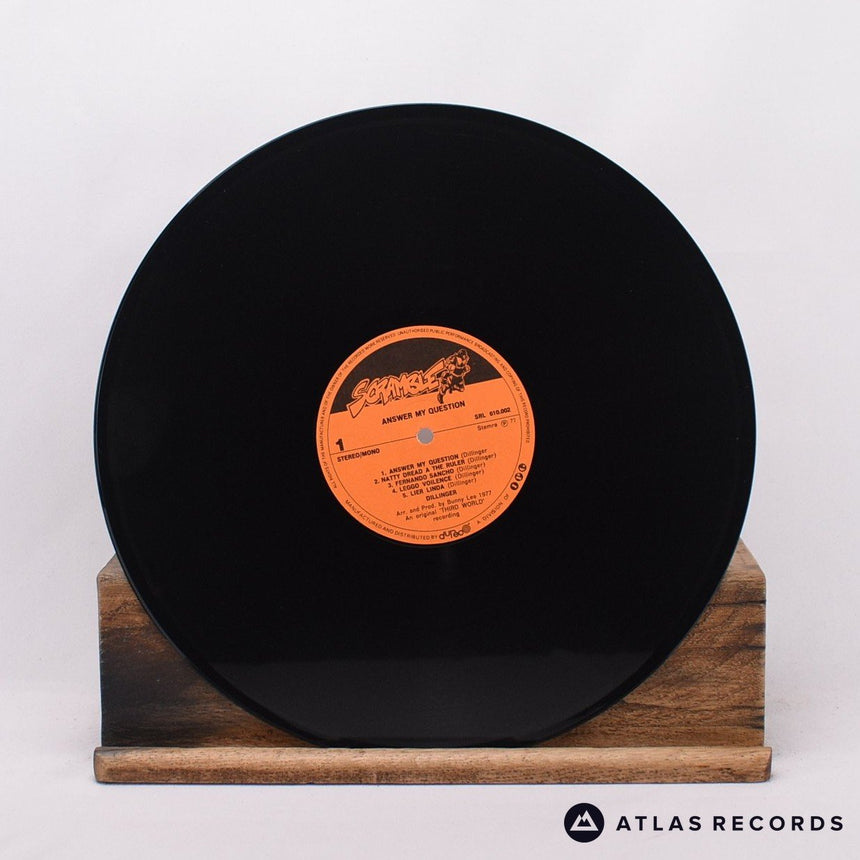 Dillinger - Answer My Questions - Netherlands A B LP Vinyl Record - VG+/EX