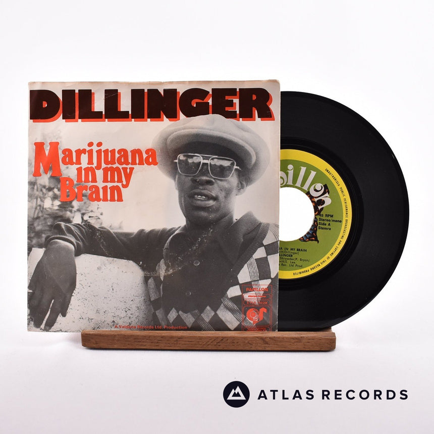 Dillinger Marijuana In My Brain 7" Vinyl Record - Front Cover & Record