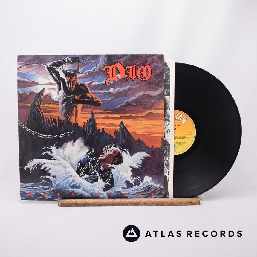 Dio Holy Diver LP Vinyl Record - Front Cover & Record