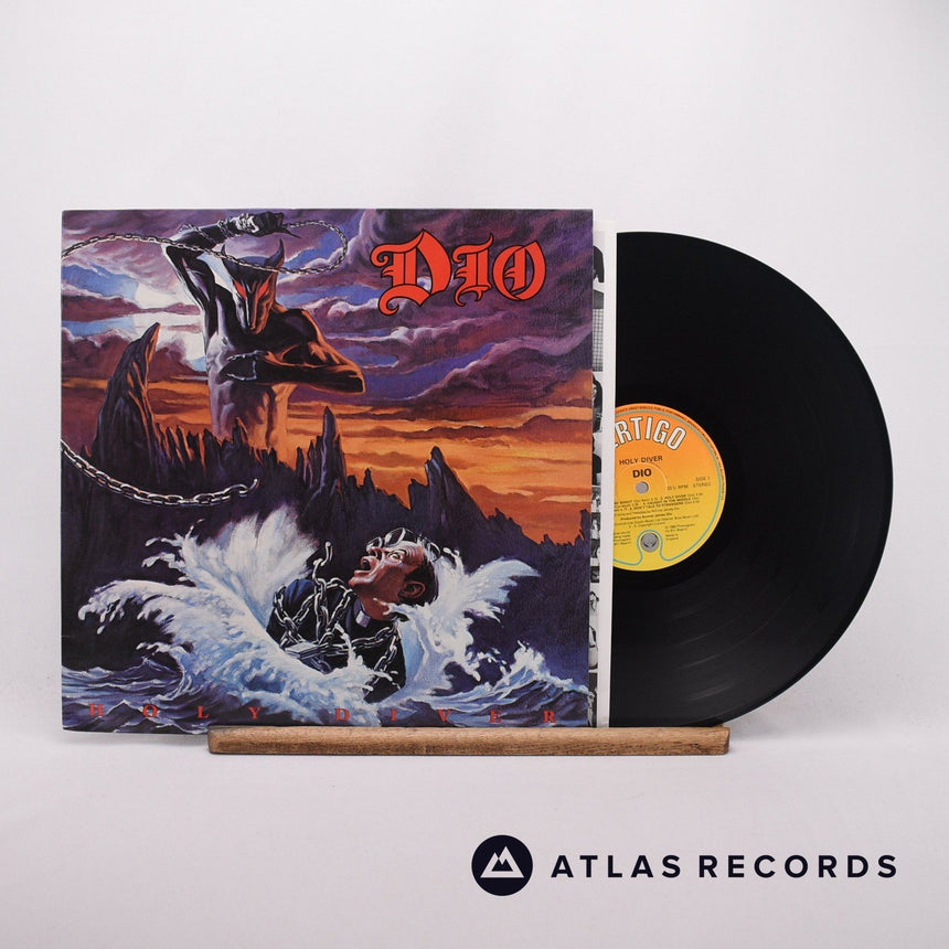 Dio Holy Diver LP Vinyl Record - Front Cover & Record