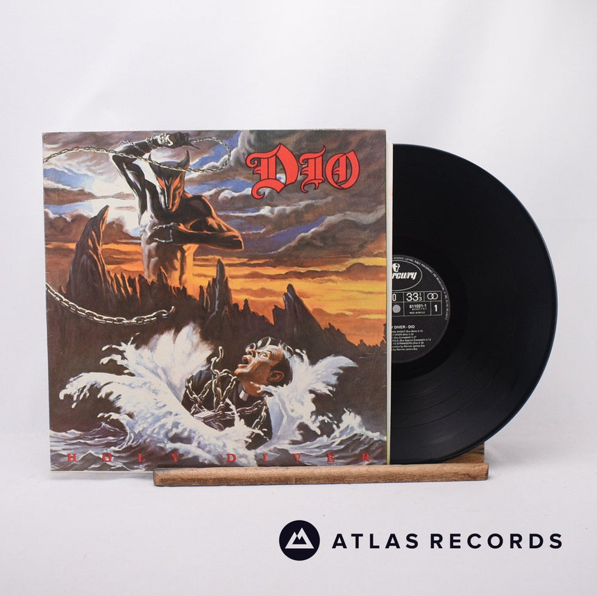 Dio Holy Diver LP Vinyl Record - Front Cover & Record