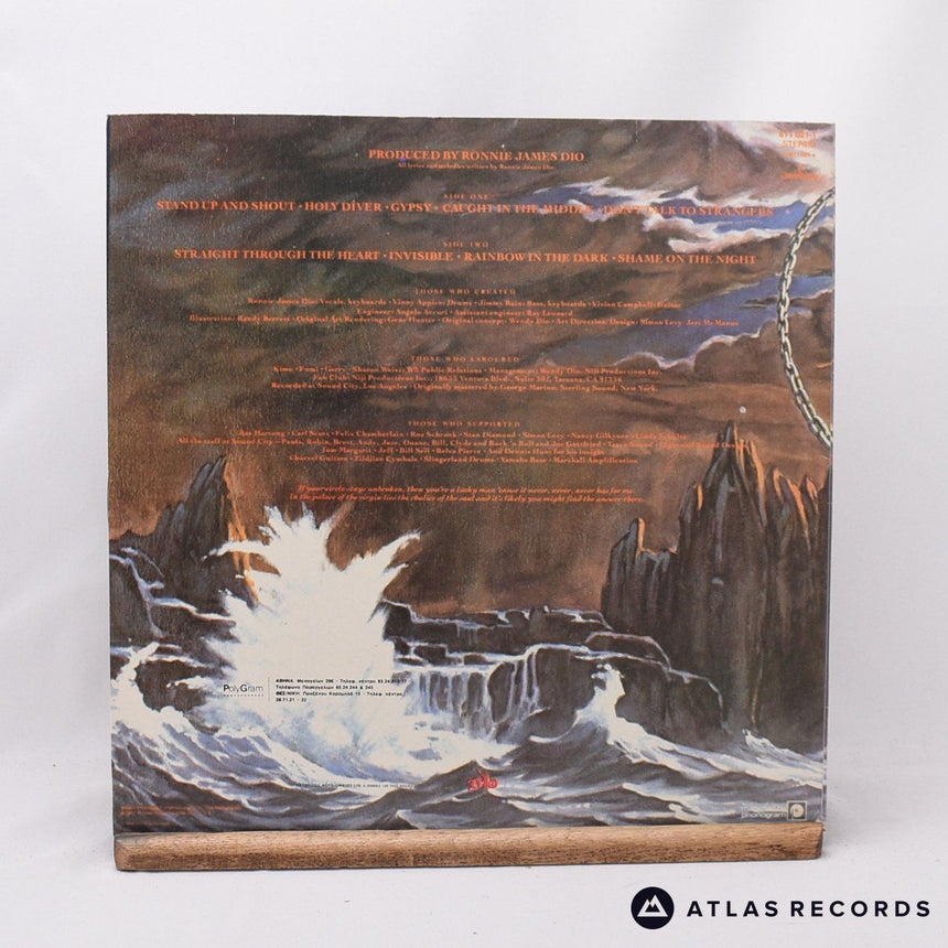 Dio - Holy Diver - Greece A B LP Vinyl Record - EX/EX