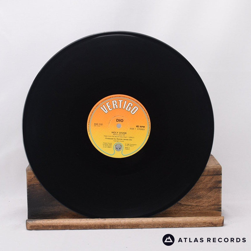 Dio - Holy Diver - Signed 12" Vinyl Record - VG+/VG+