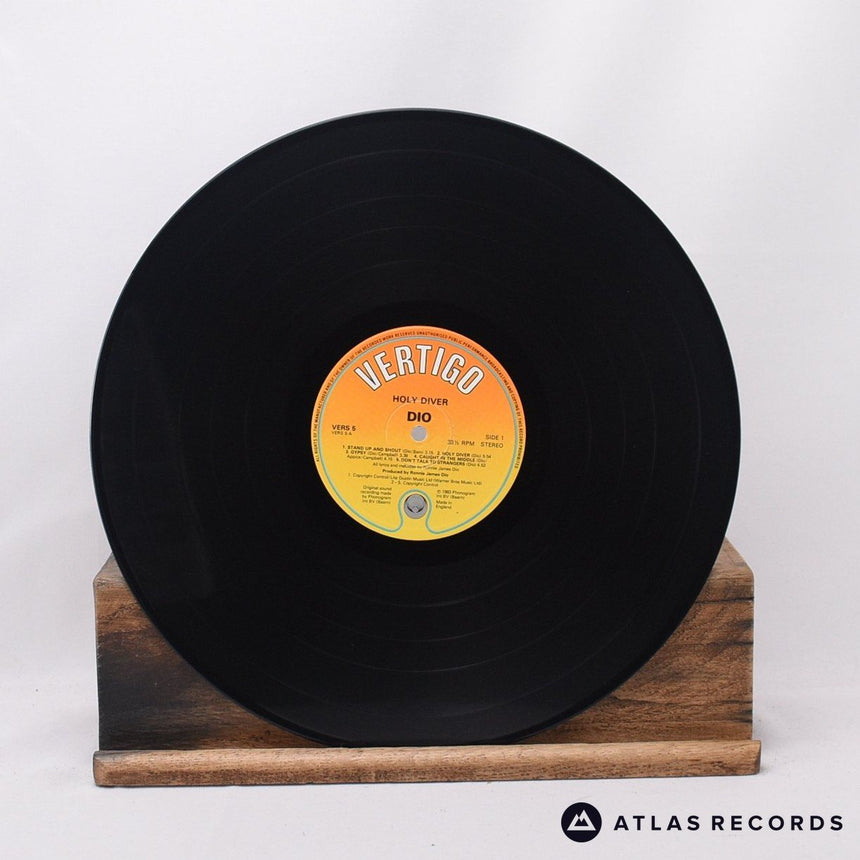 Dio - Holy Diver - Signed A//1 B//1 LP Vinyl Record - EX/EX