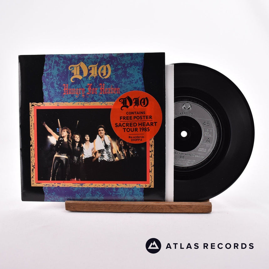 Dio Hungry For Heaven 7" Vinyl Record - Front Cover & Record