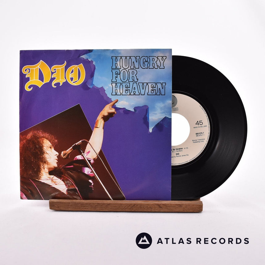 Dio Hungry For Heaven 7" Vinyl Record - Front Cover & Record