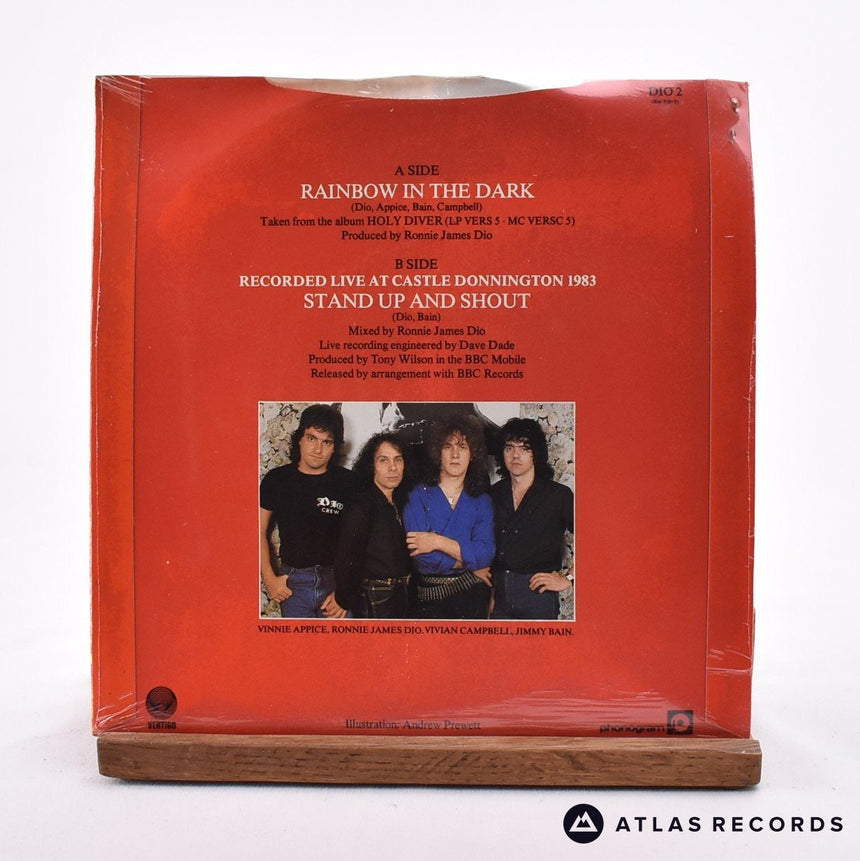 Dio - Rainbow In The Dark - Limited Edition Patch Sealed 7" Vinyl Record - NEW