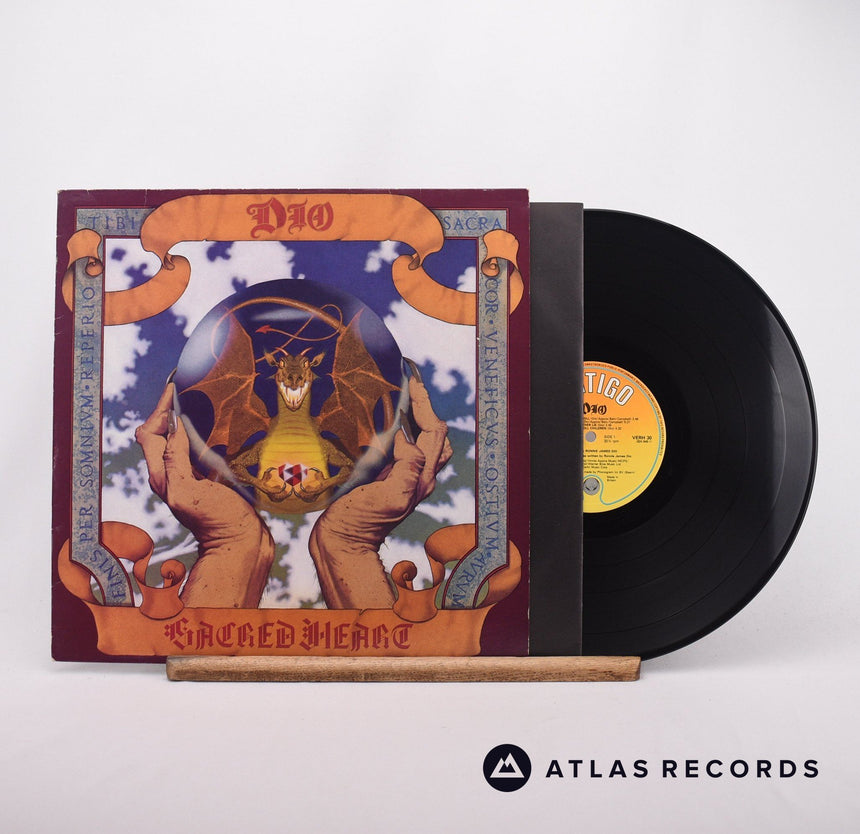 Dio Sacred Heart LP Vinyl Record - Front Cover & Record