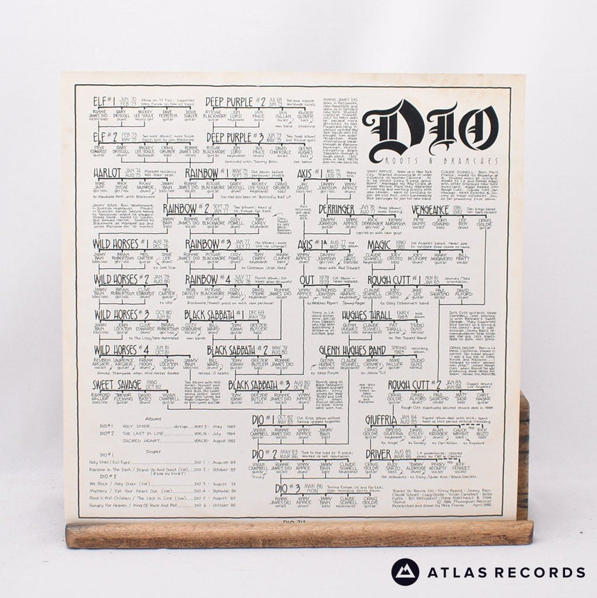 Dio - The Dio E.P. - Insert Limited Edition A//1 B//1 12" Vinyl Record - VG+/VG+