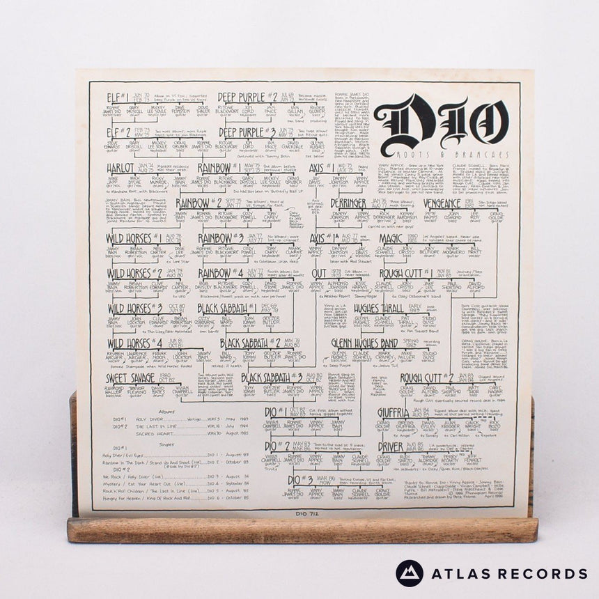 Dio - The Dio E.P. - Insert Limited Edition A//1 B//1 12" Vinyl Record - EX/VG+