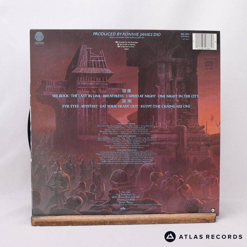 Dio - The Last In Line - 1Y1 2Y1 LP Vinyl Record - VG+/EX