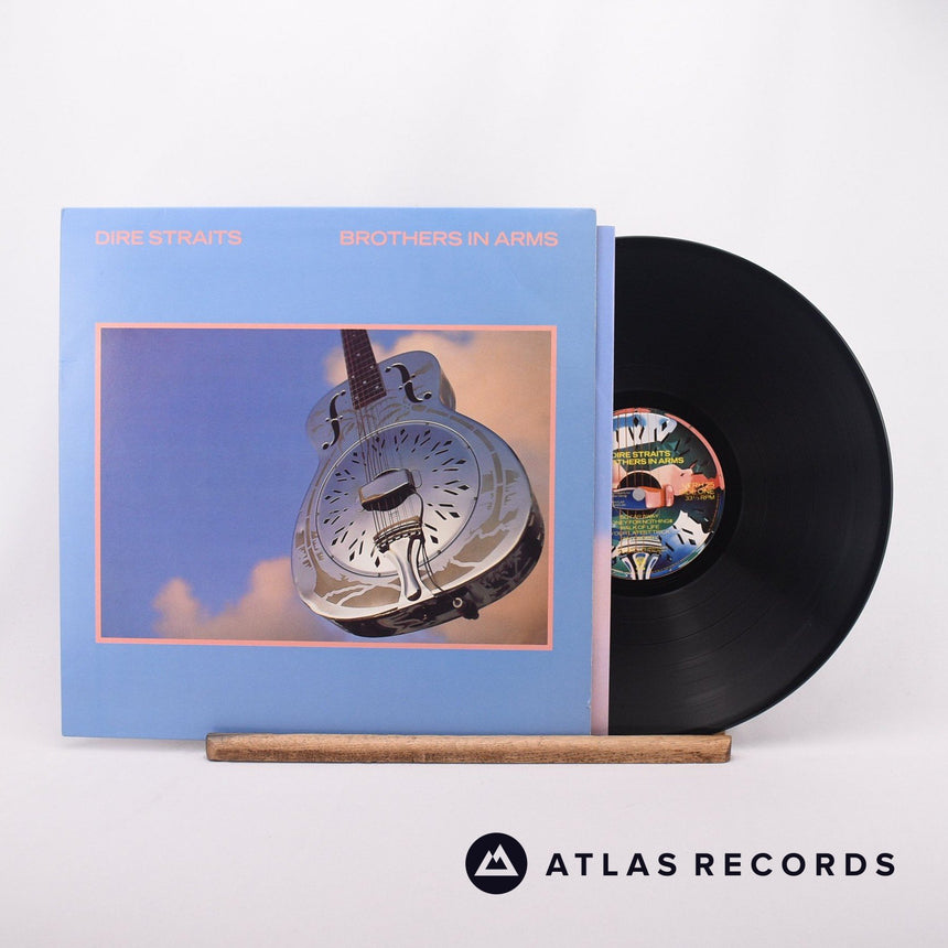 Dire Straits Brothers In Arms LP Vinyl Record - Front Cover & Record