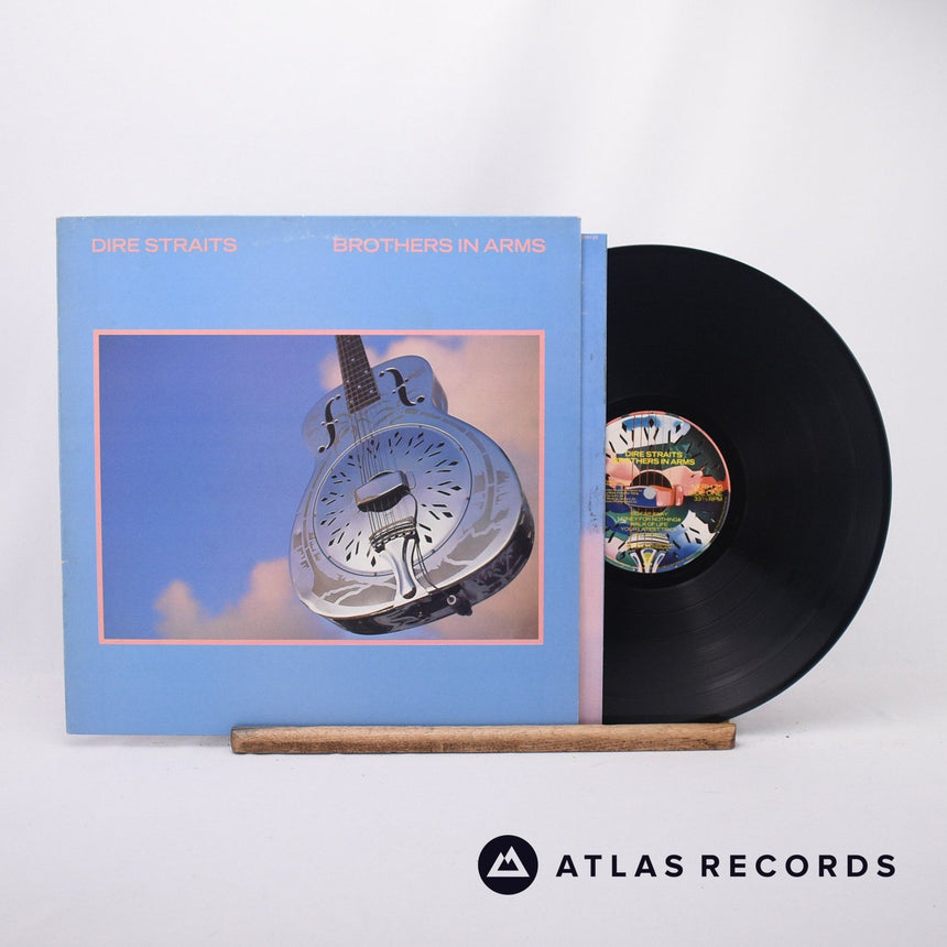 Dire Straits Brothers In Arms LP Vinyl Record - Front Cover & Record