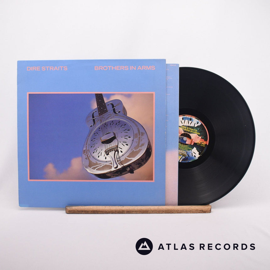 Dire Straits Brothers In Arms LP Vinyl Record - Front Cover & Record