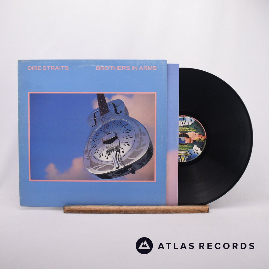 Dire Straits Brothers In Arms LP Vinyl Record - Front Cover & Record