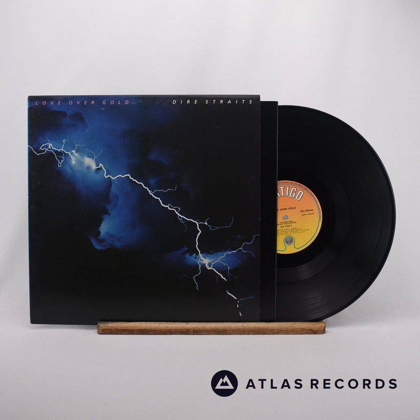 Dire Straits Love Over Gold LP Vinyl Record - Front Cover & Record