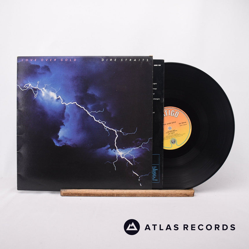 Dire Straits Love Over Gold LP Vinyl Record - Front Cover & Record