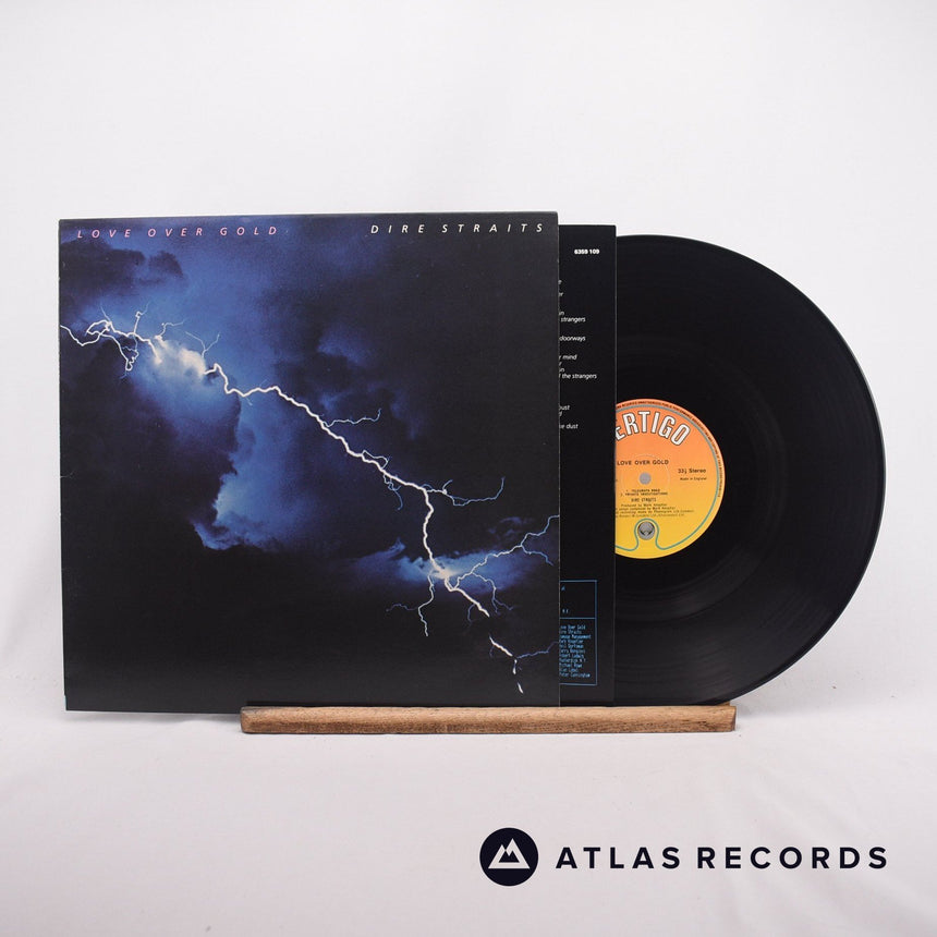 Dire Straits Love Over Gold LP Vinyl Record - Front Cover & Record