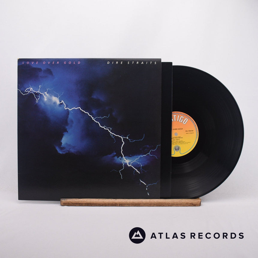 Dire Straits Love Over Gold LP Vinyl Record - Front Cover & Record