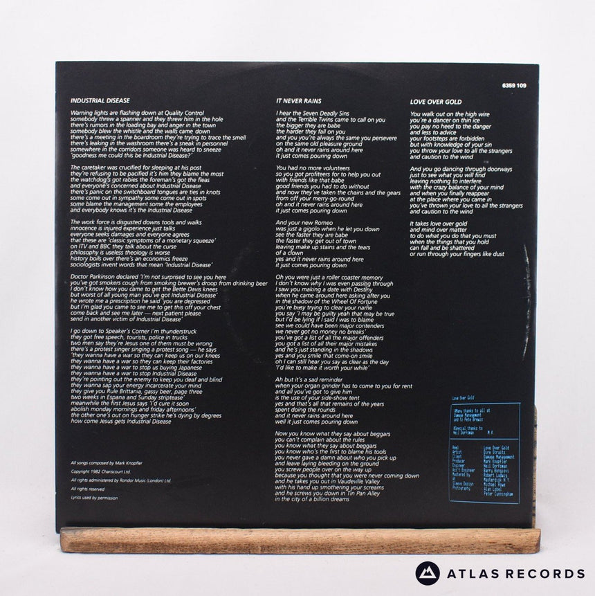Dire Straits - Love Over Gold - A//1 B//2 LP Vinyl Record - VG+/EX