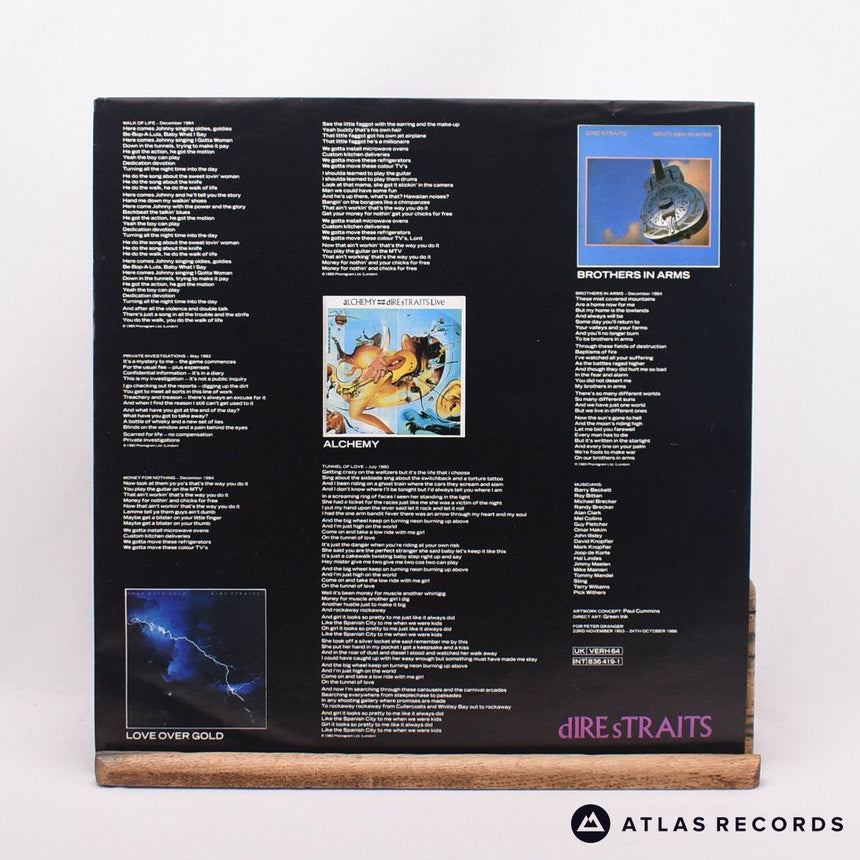 Dire Straits - Money For Nothing - Lyric Sheet LP Vinyl Record - EX/EX