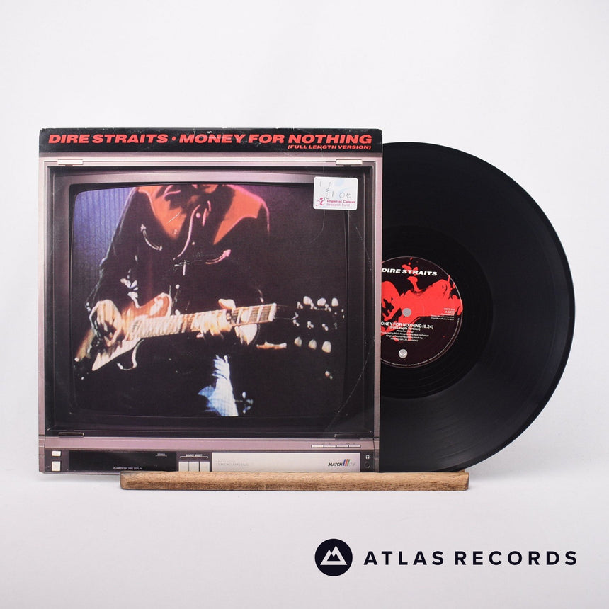 Dire Straits Money For Nothing 12" Vinyl Record - Front Cover & Record
