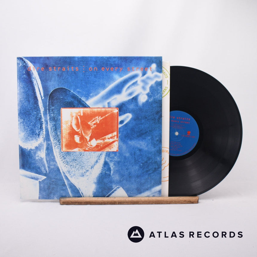 Dire Straits On Every Street LP Vinyl Record - Front Cover & Record
