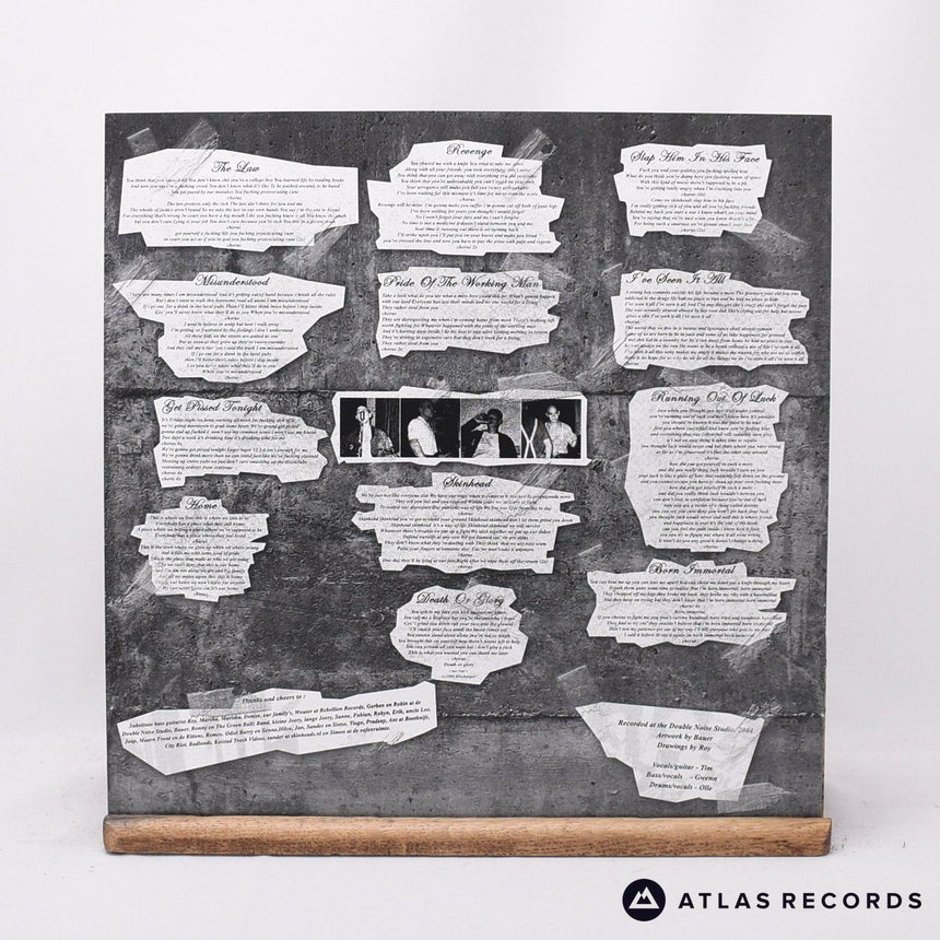 Discharger - Born Immortal - Bone 1/A 2/A LP Vinyl Record - NM/NM