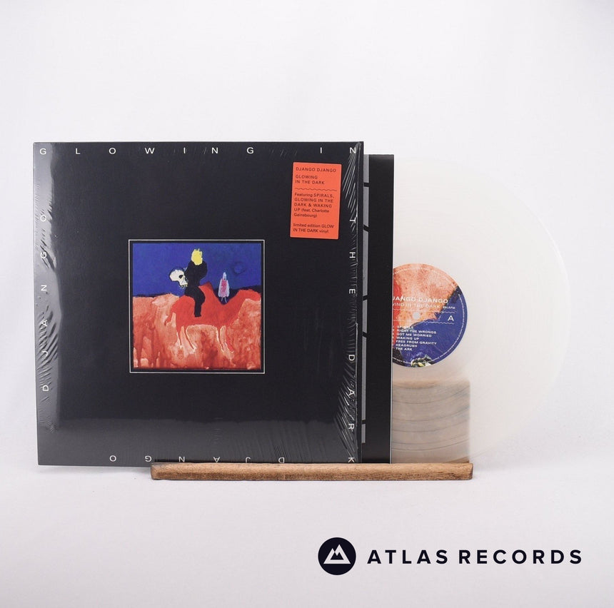 Django Django Glowing In The Dark LP Vinyl Record - Front Cover & Record