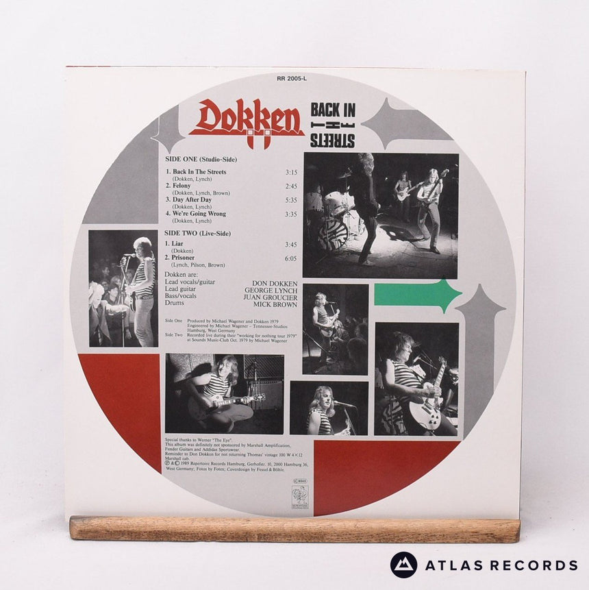 Dokken - Back In The Streets - 12" Vinyl Record - EX/EX