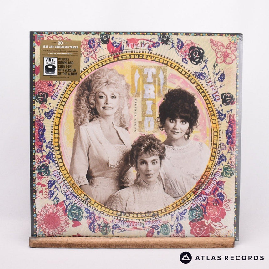 Dolly Parton Trio: Farther Along 2 x LP Vinyl Record - Front Cover & Record