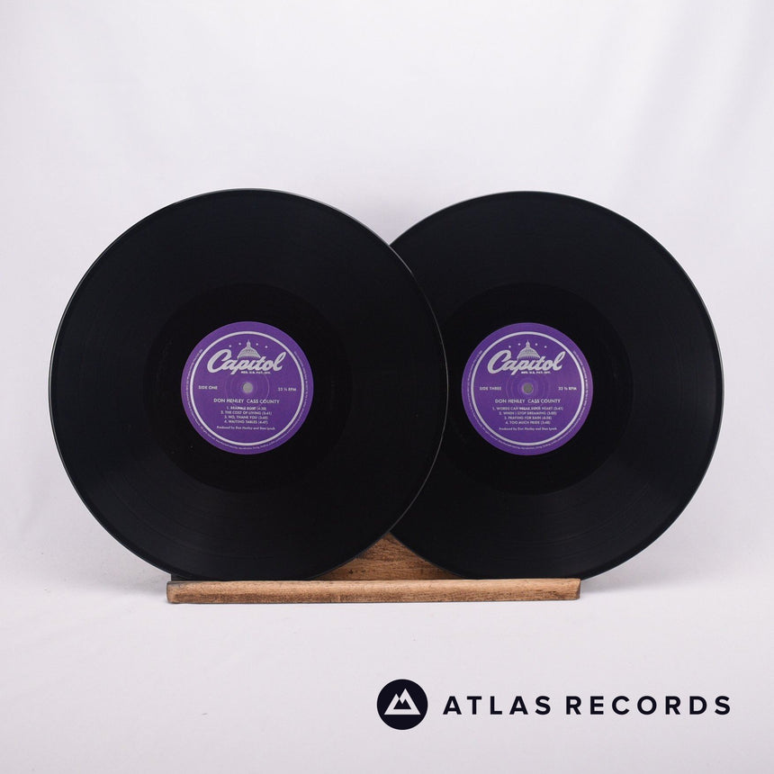 Don Henley - Cass County - 1-A 1-B C2 8-D Double LP Vinyl Record - NM/EX