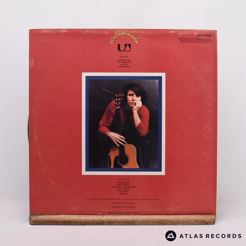 Don McLean - American Pie - A-4 B-5 LP Vinyl Record - VG+/VG+