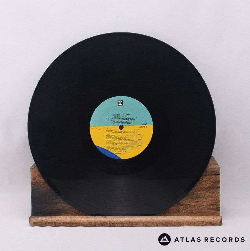 Donna McElroy - Bigger World - LP Vinyl Record - VG+/VG+