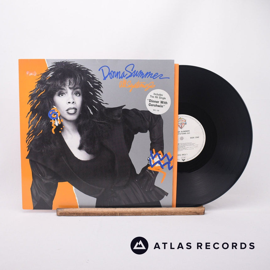 Donna Summer All Systems Go LP Vinyl Record - Front Cover & Record